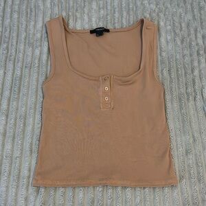 Brown tank top
